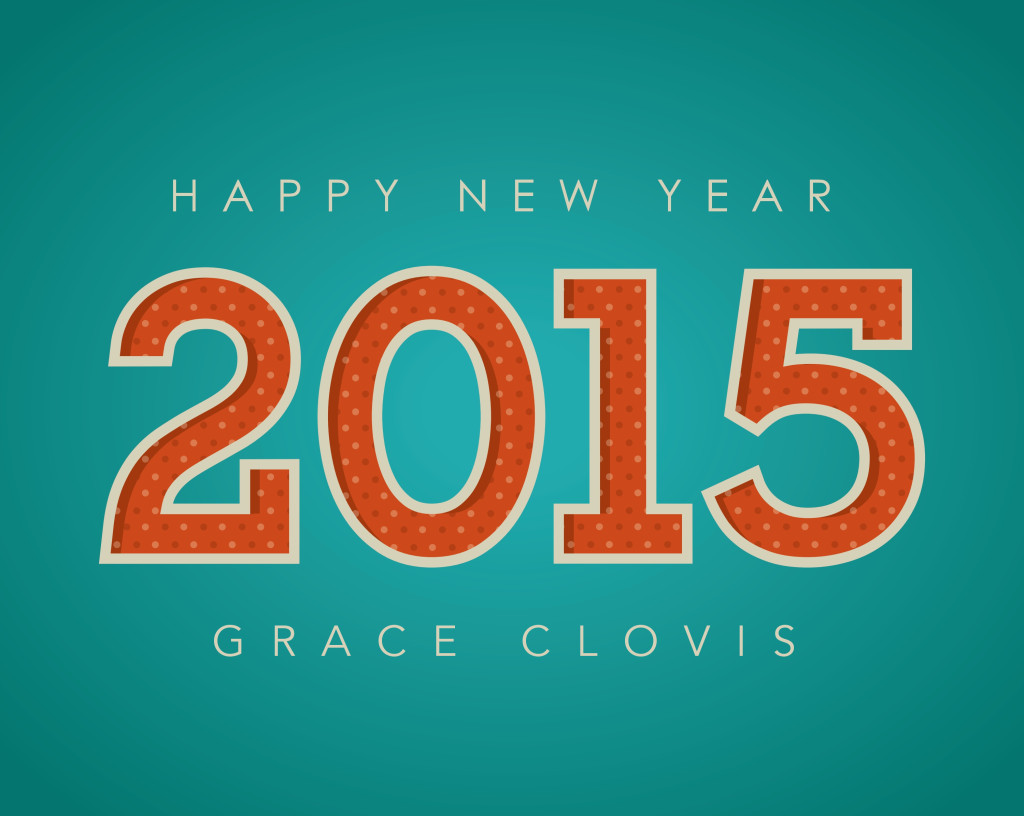 Happy new year from Grace Clovis