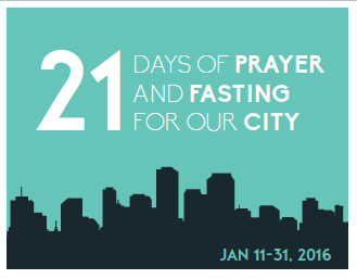21 Days of Prayer and Fasting for Our City